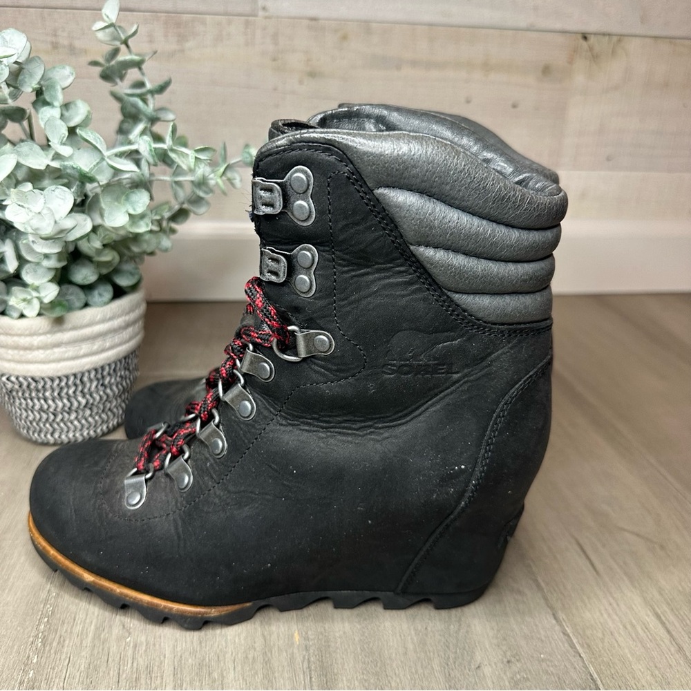 SOREL WOMEN'S CONQUEST WEDGE WATERPROOF SNOW BOOTS  7 - Picture 11 of 16